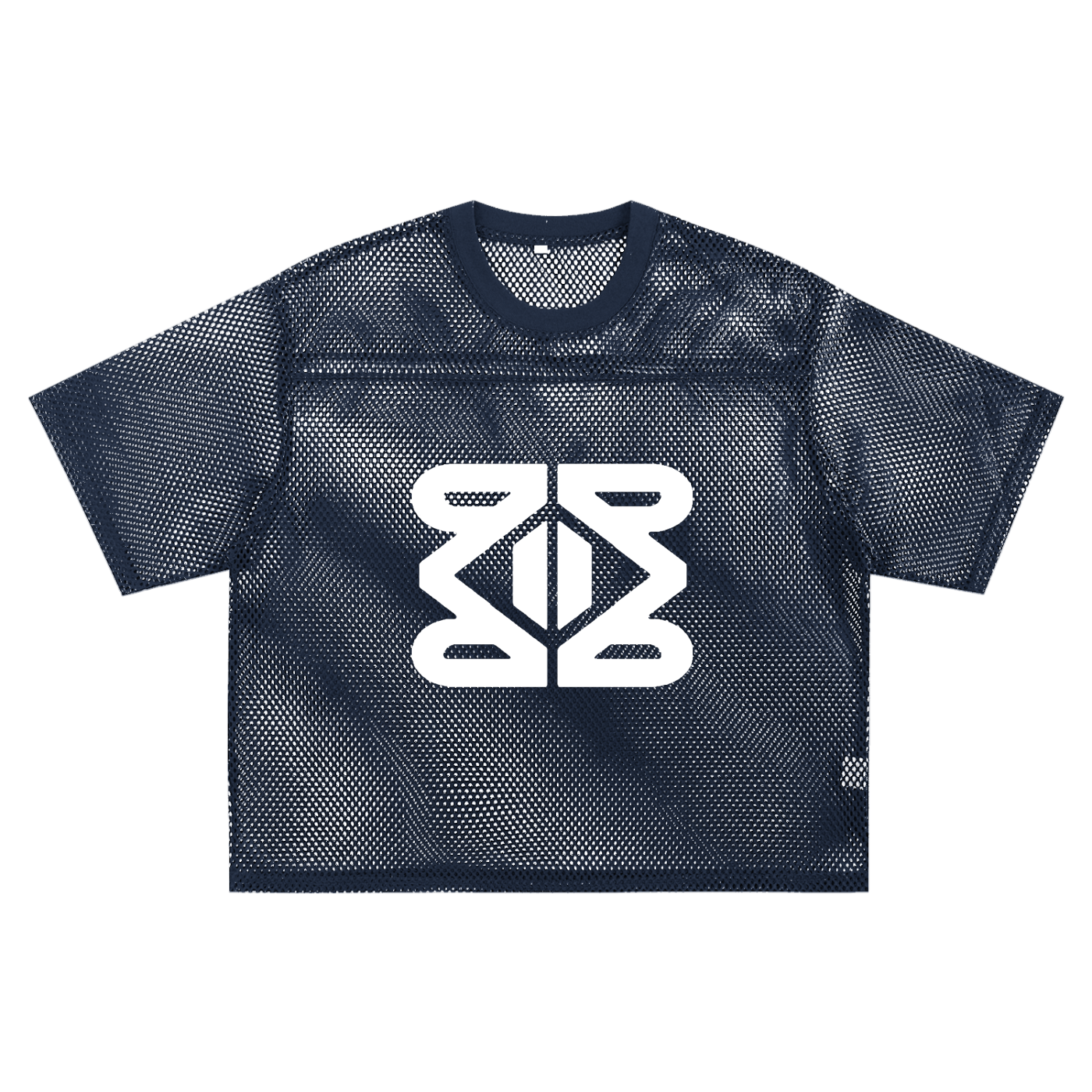 YM CARRAL + ALIEN MONEY See-through Boxy Net T-Shirt