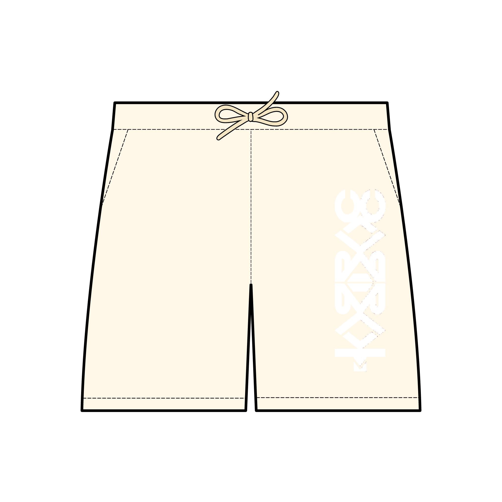 YM CARRAL Garment-Dyed Fleece Sweat Shorhs