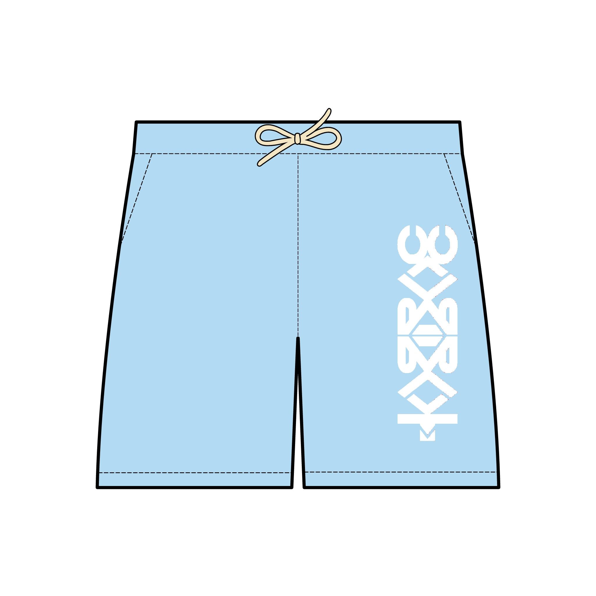 YM CARRAL Garment-Dyed Fleece Sweat Shorhs