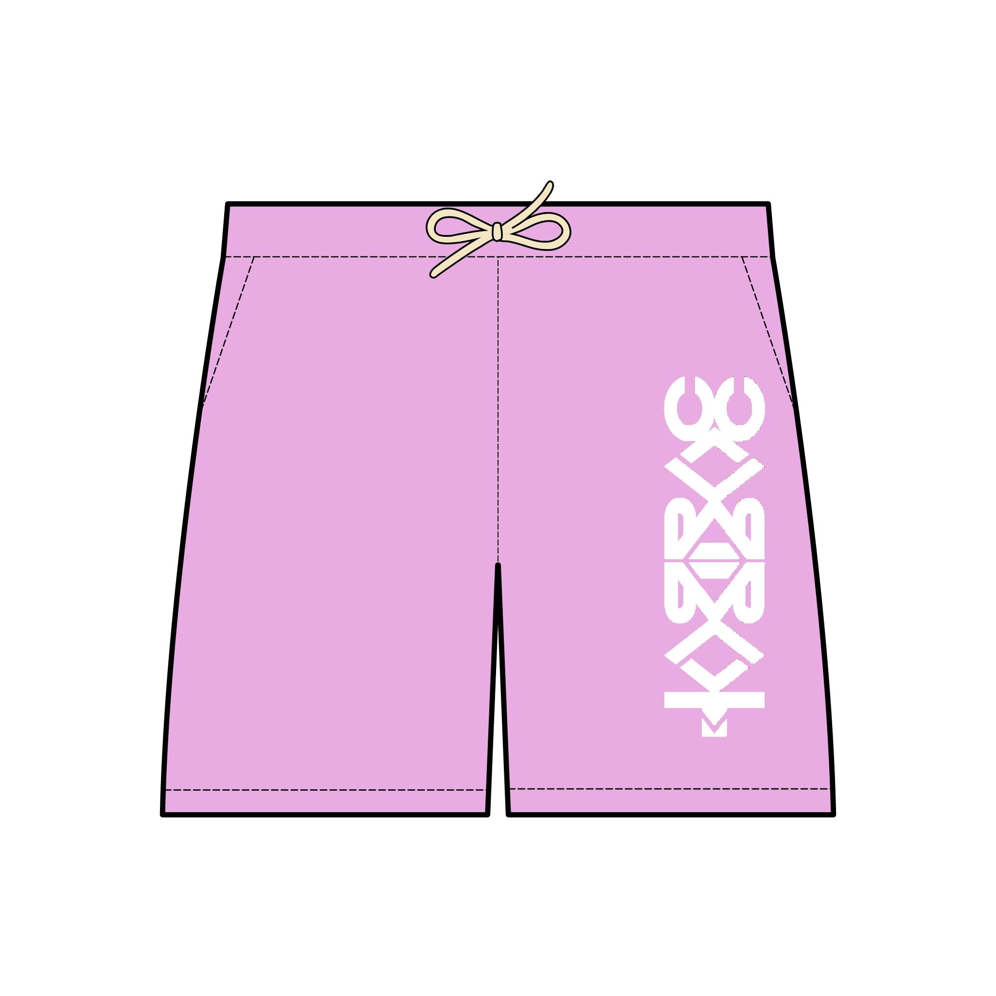 YM CARRAL Garment-Dyed Fleece Sweat Shorhs
