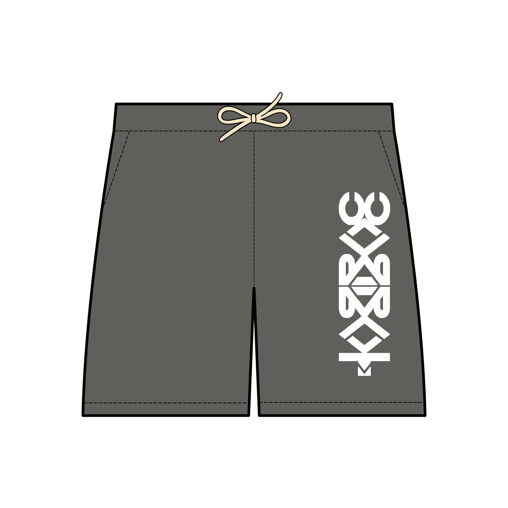 YM CARRAL Garment-Dyed Fleece Sweat Shorhs