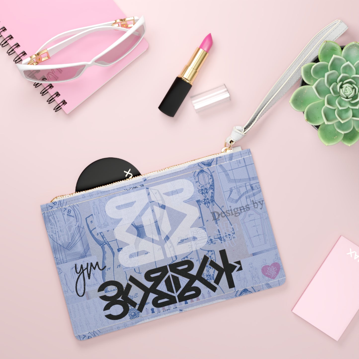 YM CARRAL Stylish Clutch Bag, Chic Purse for Night Out, Unique Accessory, Fashionable Handbag, Perfect Gift for Her