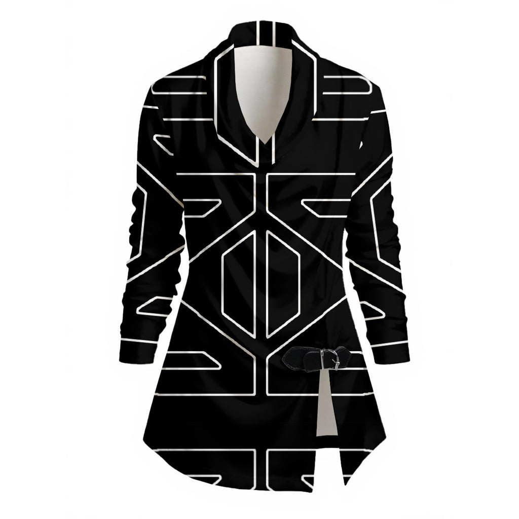 YM CARRAL Draped Long Sleeve Top