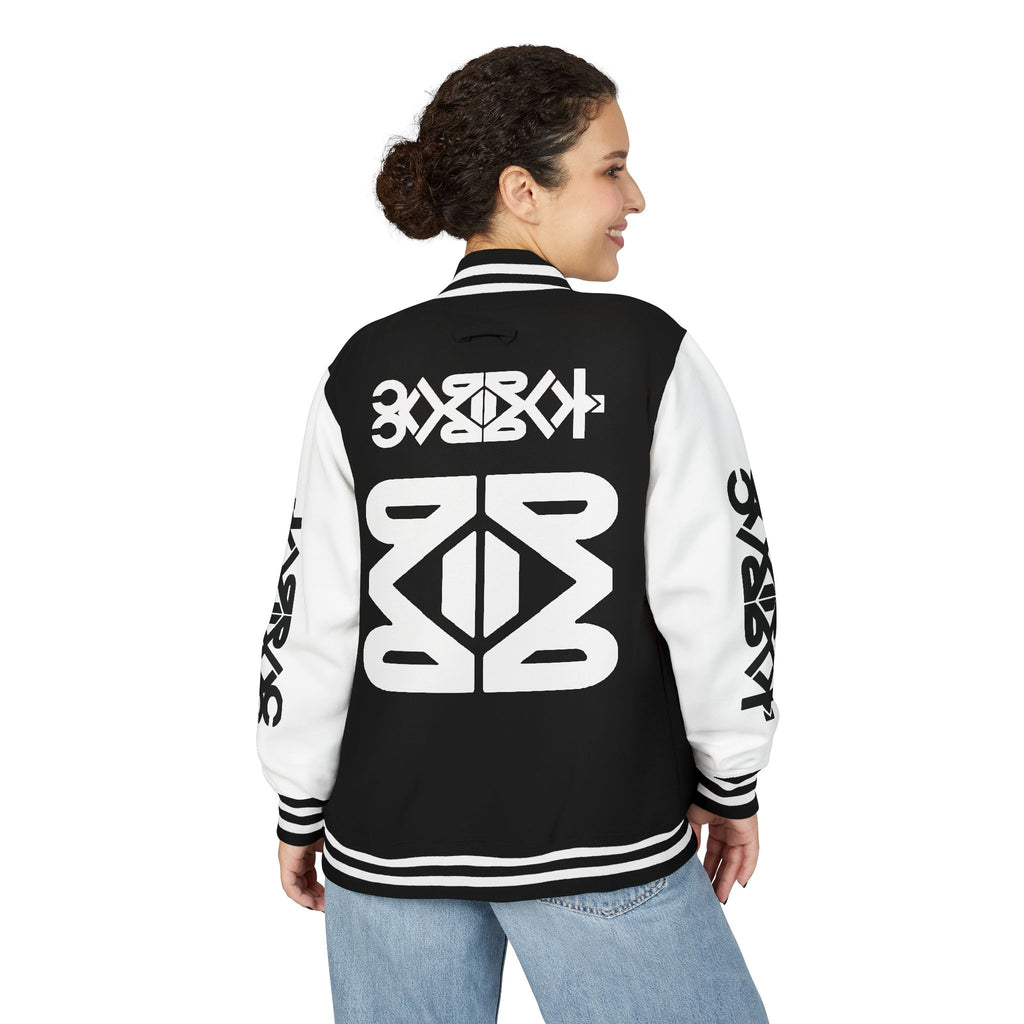 YM CARRAL Unisex Heavyweight Letterman Jacket | Casual Outerwear, Trendy Gift, Sports Apparel, Unique Statement Piece, Streetwear